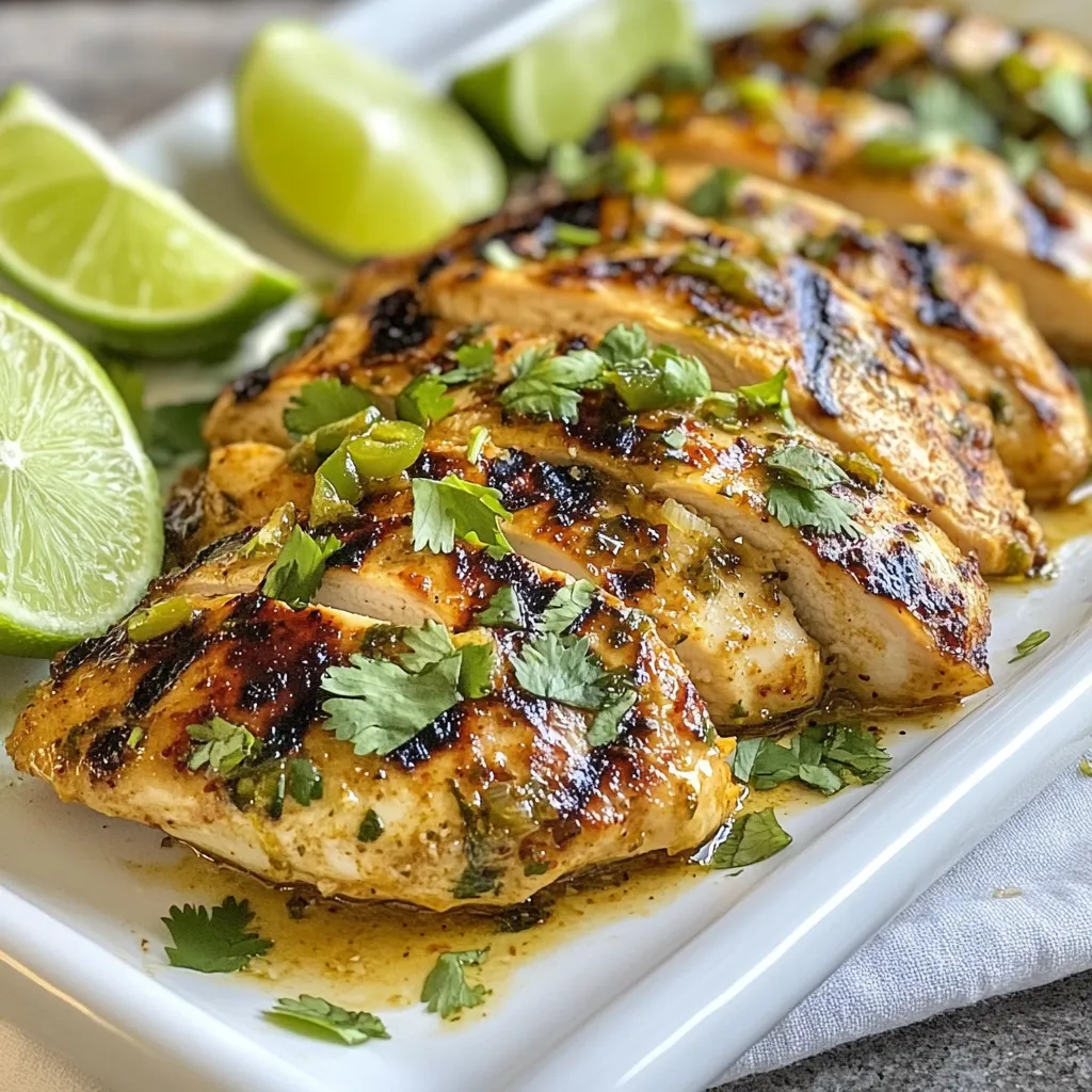 Jalapeño Lime Chicken Leckeres und Einfaches Gericht