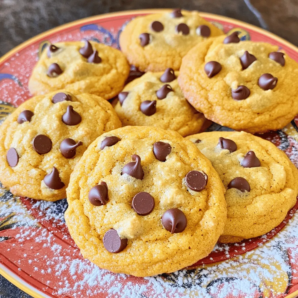 Leckere Pumpkin Chocolate Chip Cookies Einfaches Rezept
