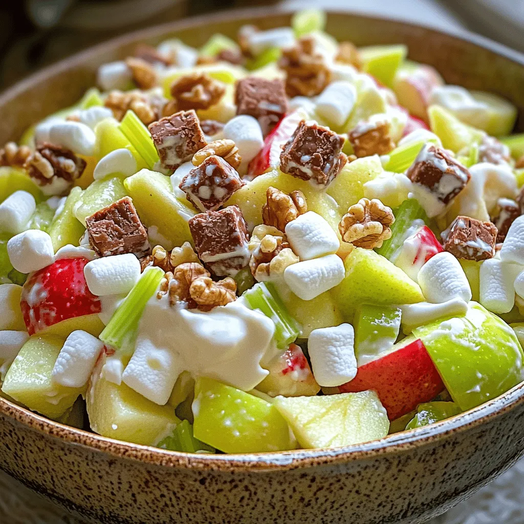 Snickers Apple Salad Einfacher und köstlicher Genuss