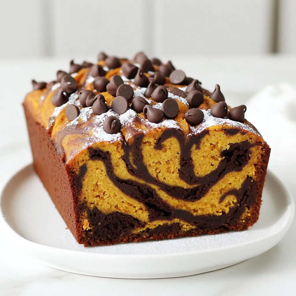 Kürbis Schokoladen Marmorbrot Genussvolles Rezept