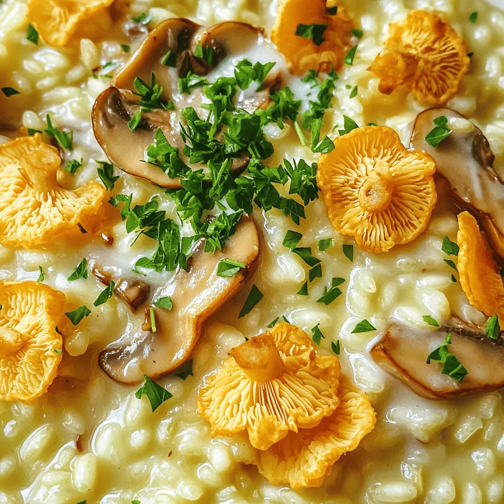 Cremiges Pilz-Risotto Köstlich und Einfach Zubereiten