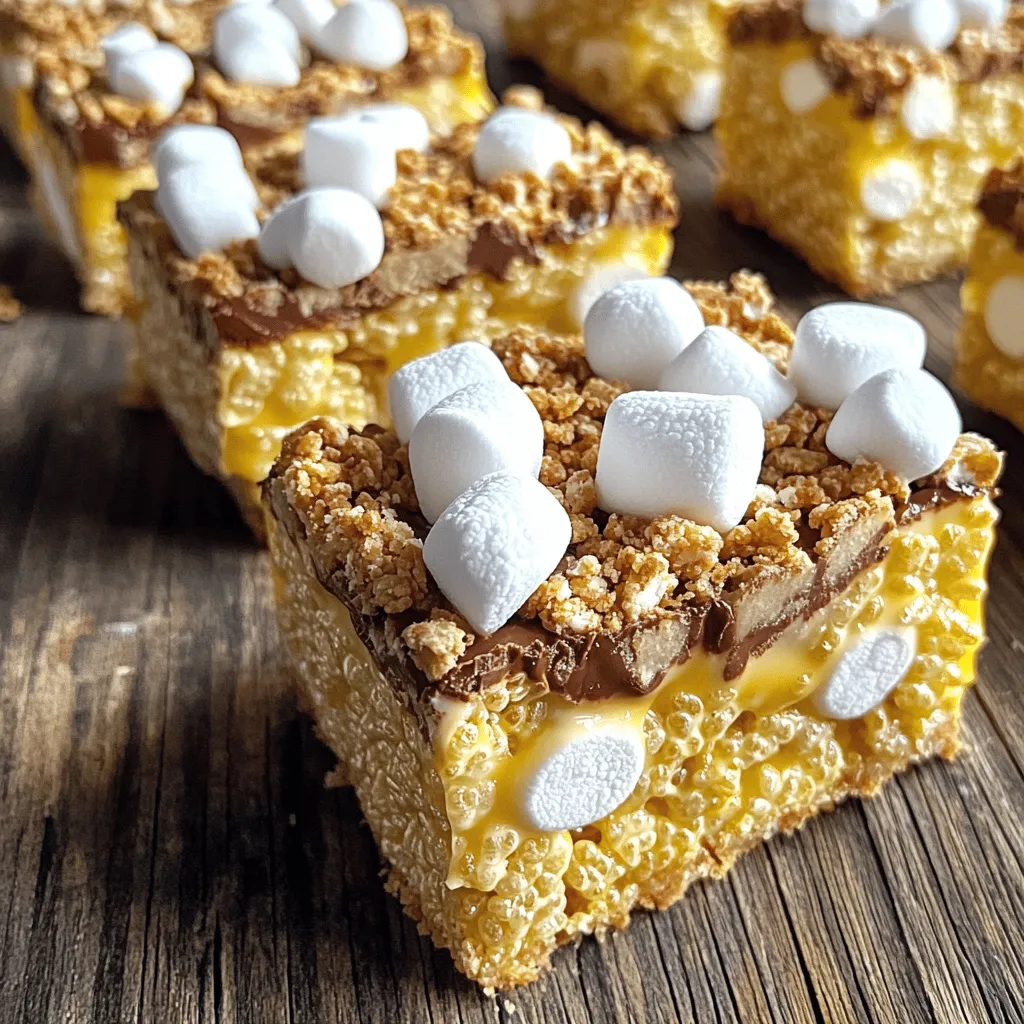 S’mores Rice Krispie Treats Einfache Rezeptidee