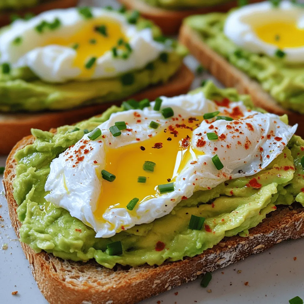 Avocado Toast mit Pochiertem Ei Nahrhaft und Einfach