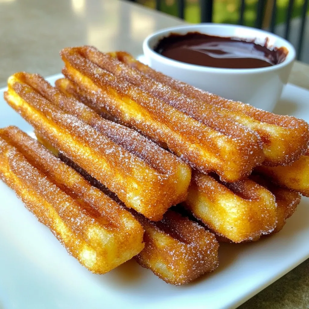 Churro Waffle Sticks Köstlicher Snack für Freude