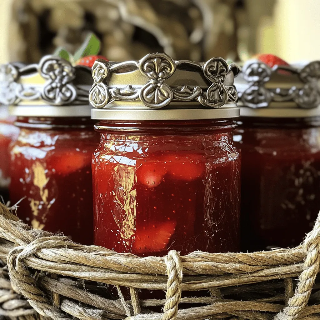 Homemade Strawberry Jam Einfaches und leckeres Rezept