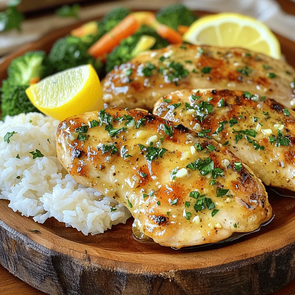 Knoblauchbutter-Hühnchen Einfache und leckere Mahlzeit