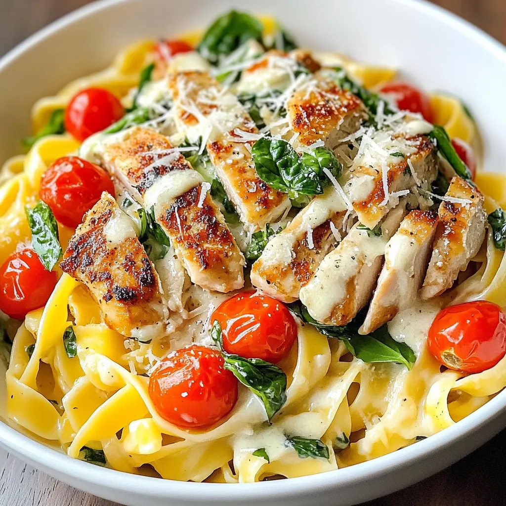 Tuscan Chicken Pasta Einfache und leckere Rezeptidee