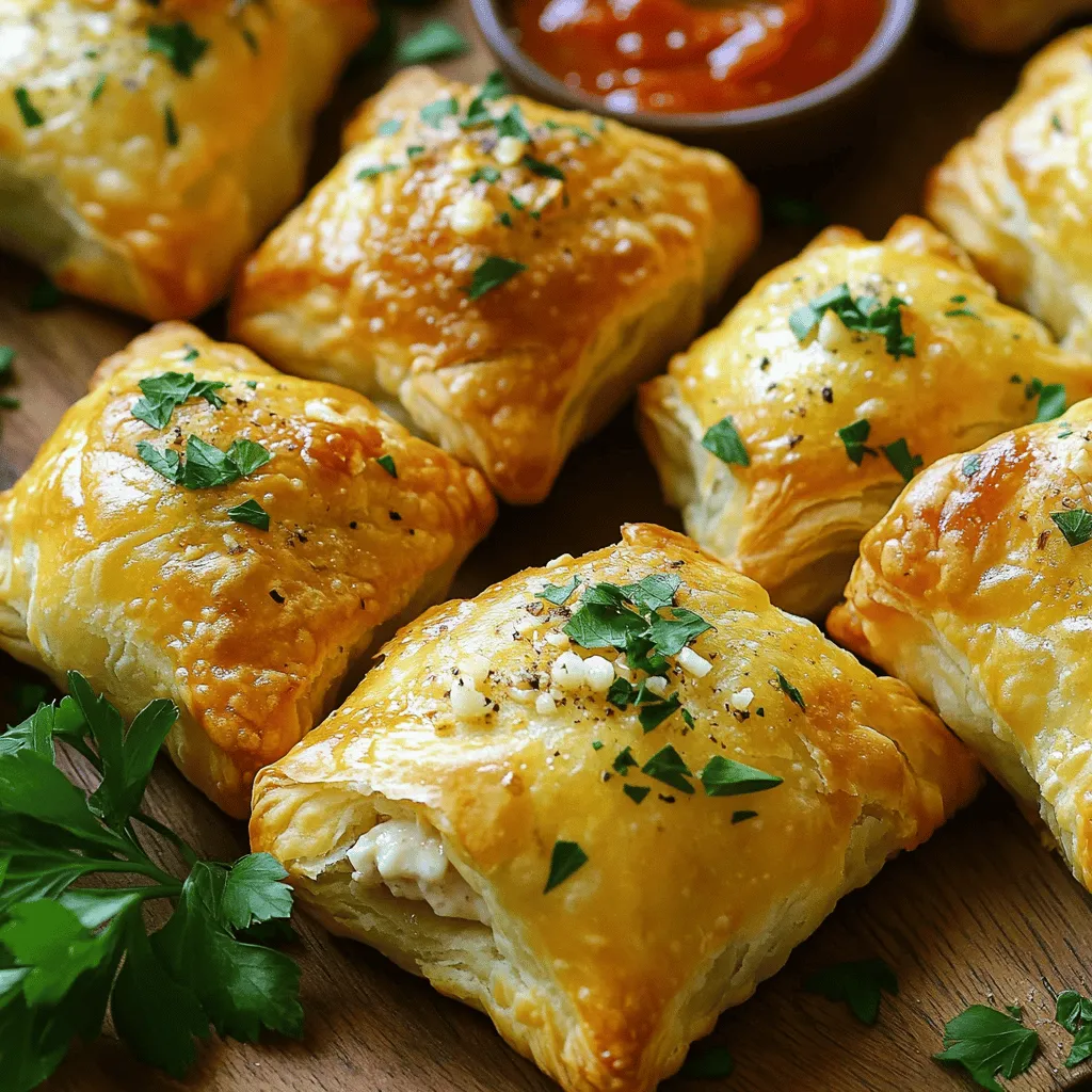 Knoblauch-Hühnchen-Puffs Köstlich und Einfach Zubereiten