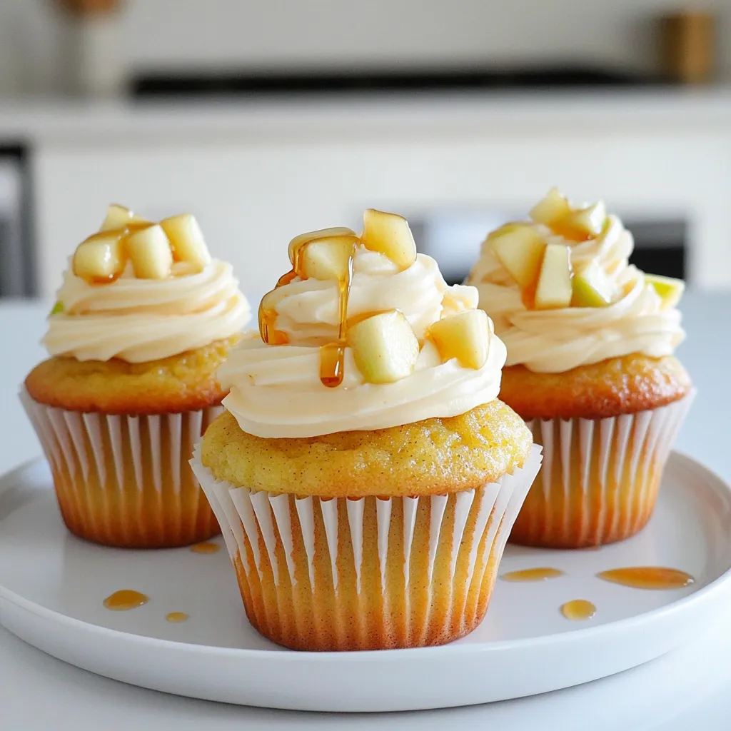 Apfelwein Cupcakes mit Ahorn-Frosting Rezept