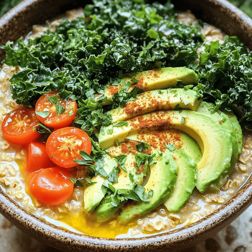 Herzhafter Haferbrei Bowl Einfach und Nahrhaft