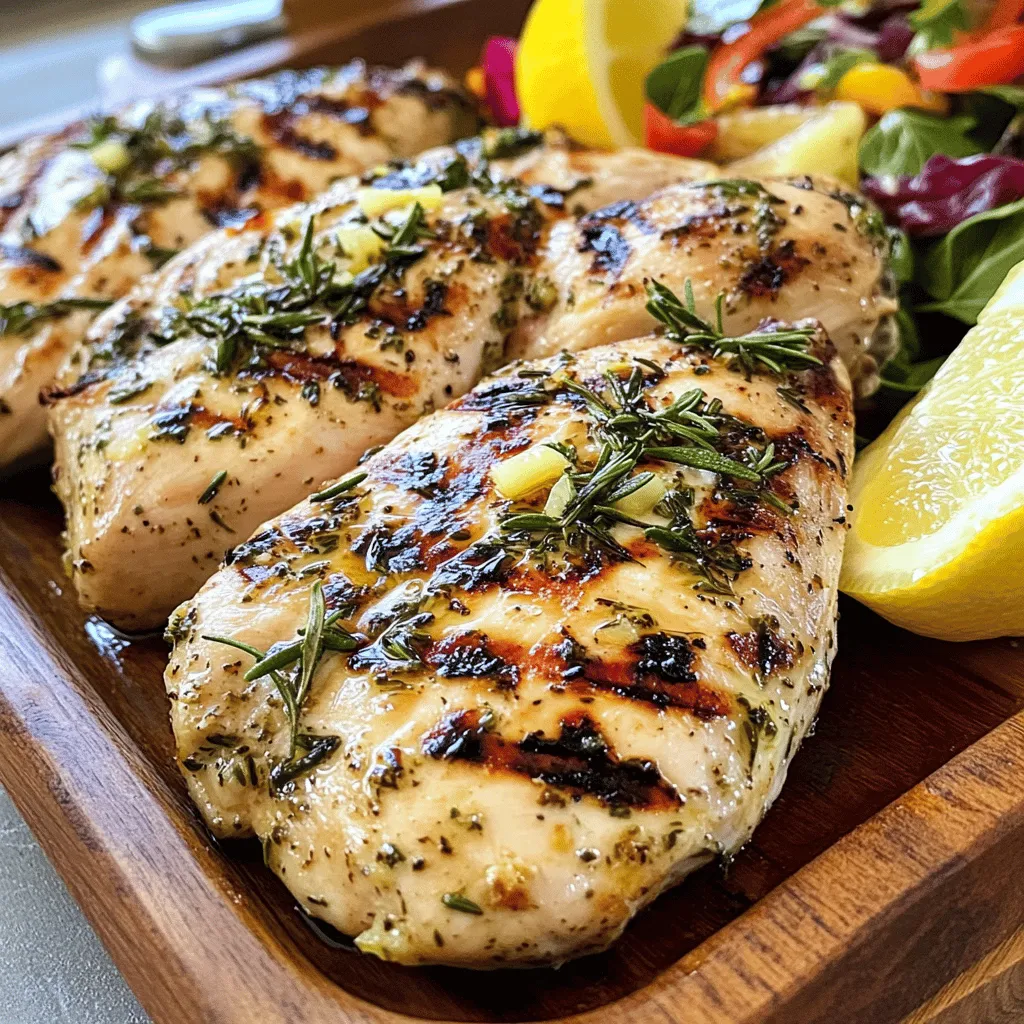 Knoblauch Kräuter Gegrillte Hähnchen Einfaches Rezept