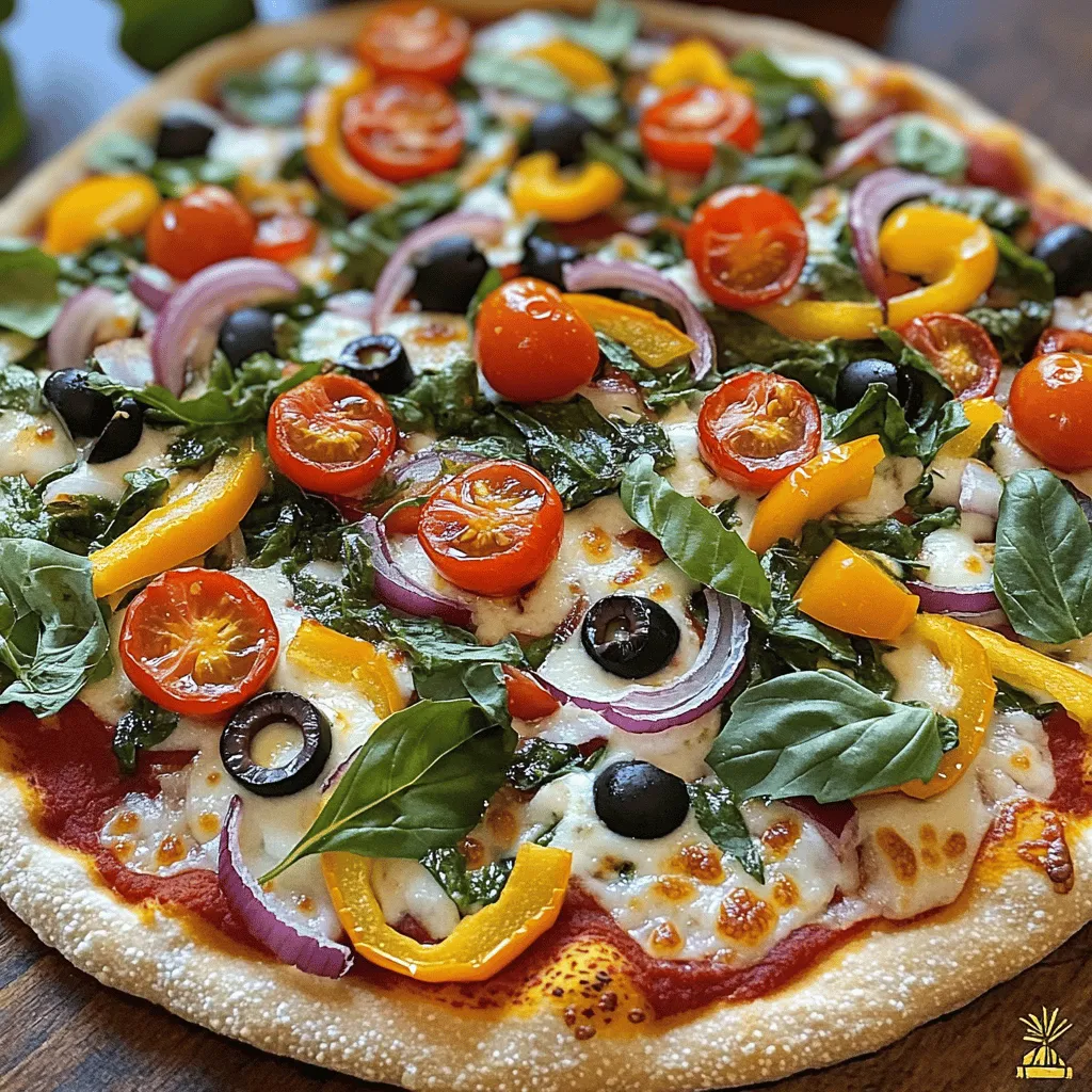 Garden Veggie Pizza mit frischen Zutaten kreieren