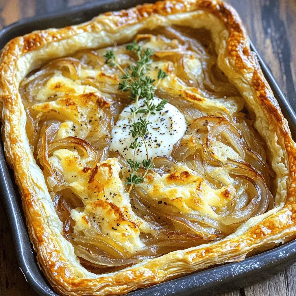 Französische Zwiebeltarte Schmackhaftes Rezept genießen