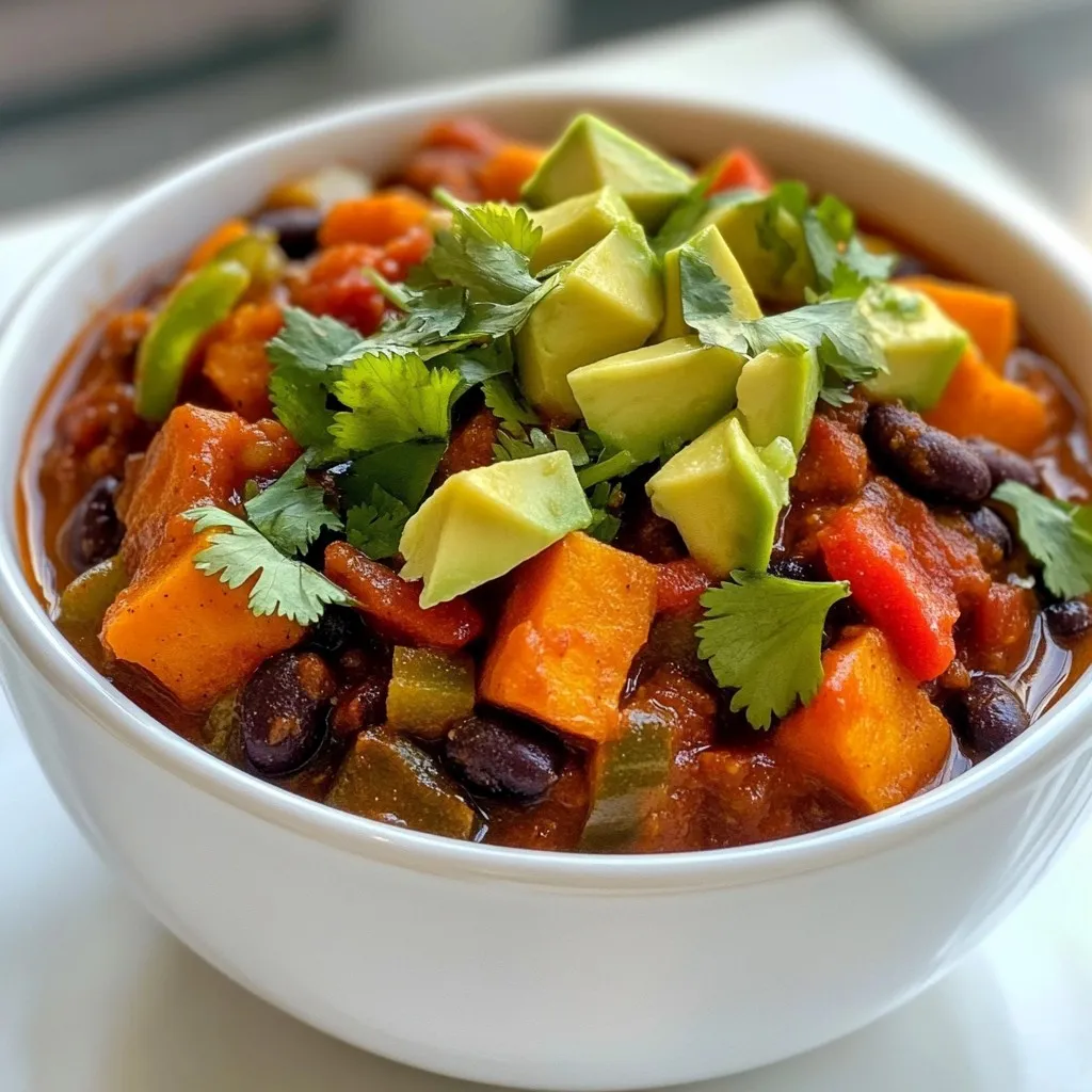 Süßkartoffel Schwarze Bohnen Chili Einfaches Rezept