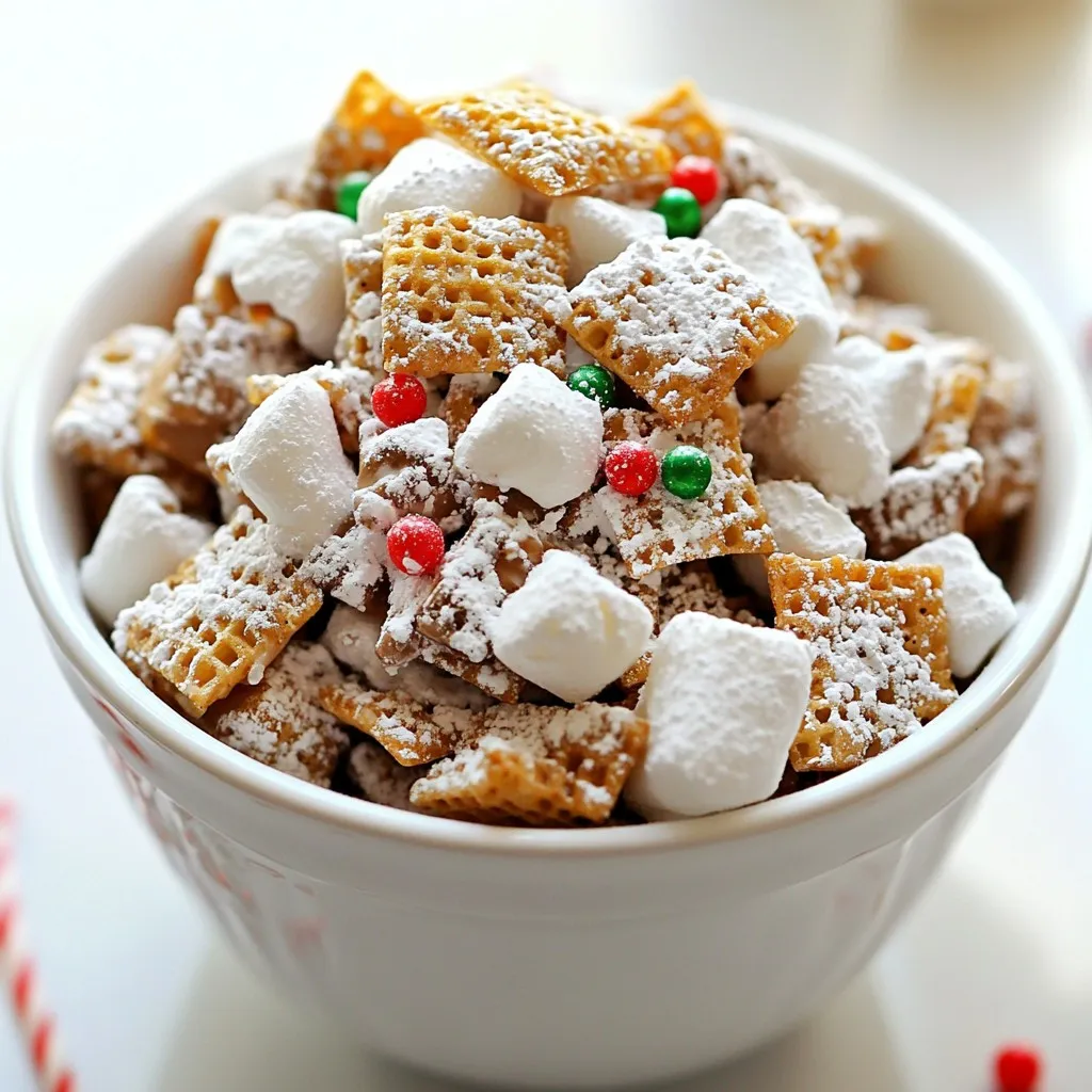 Festive Holiday Puppy Chow Lecker und Einfache Zubereitung