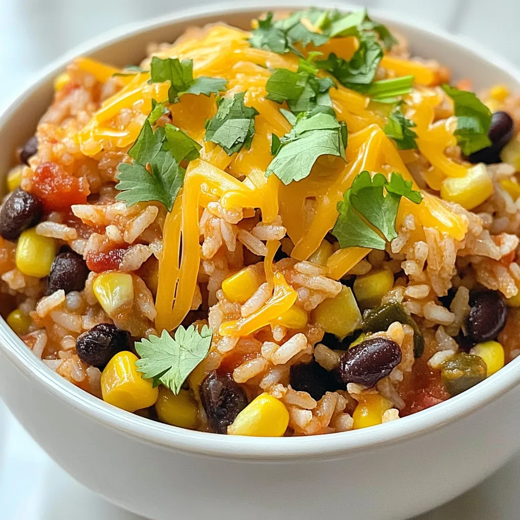 Cheesy Taco Rice Komfortabel und Lecker Rezept
