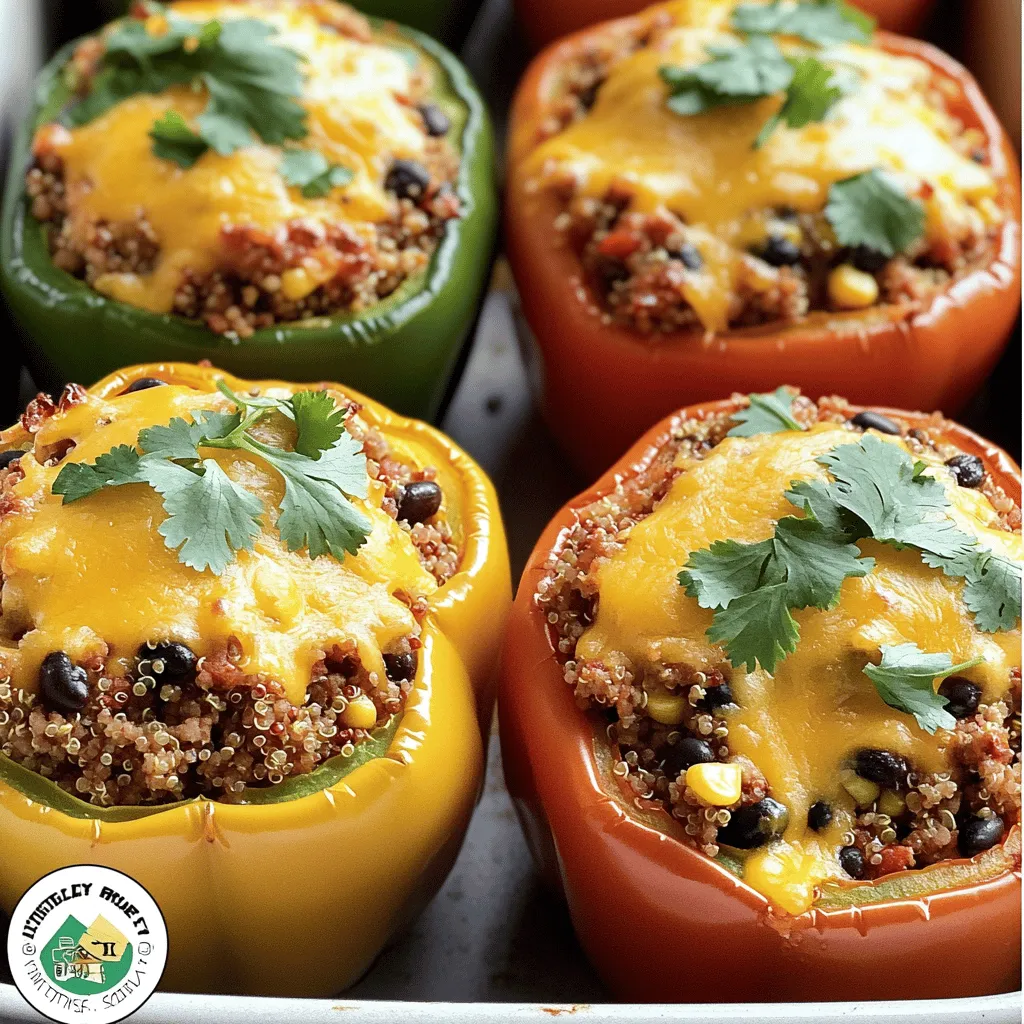 Taco gefüllte Paprika köstlich und einfach zubereiten