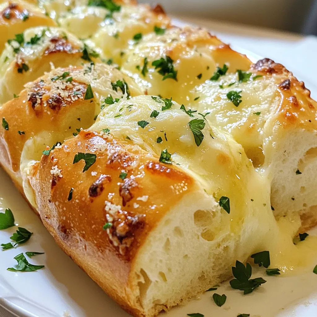 Italienisches Kräuter-Käsebrot Einfaches Rezept