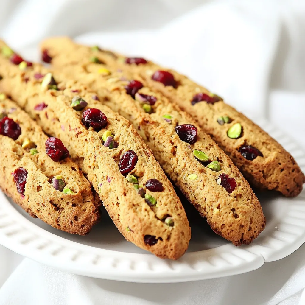 Bakery-Style Cranberry Pistachio Biscotti Genuss