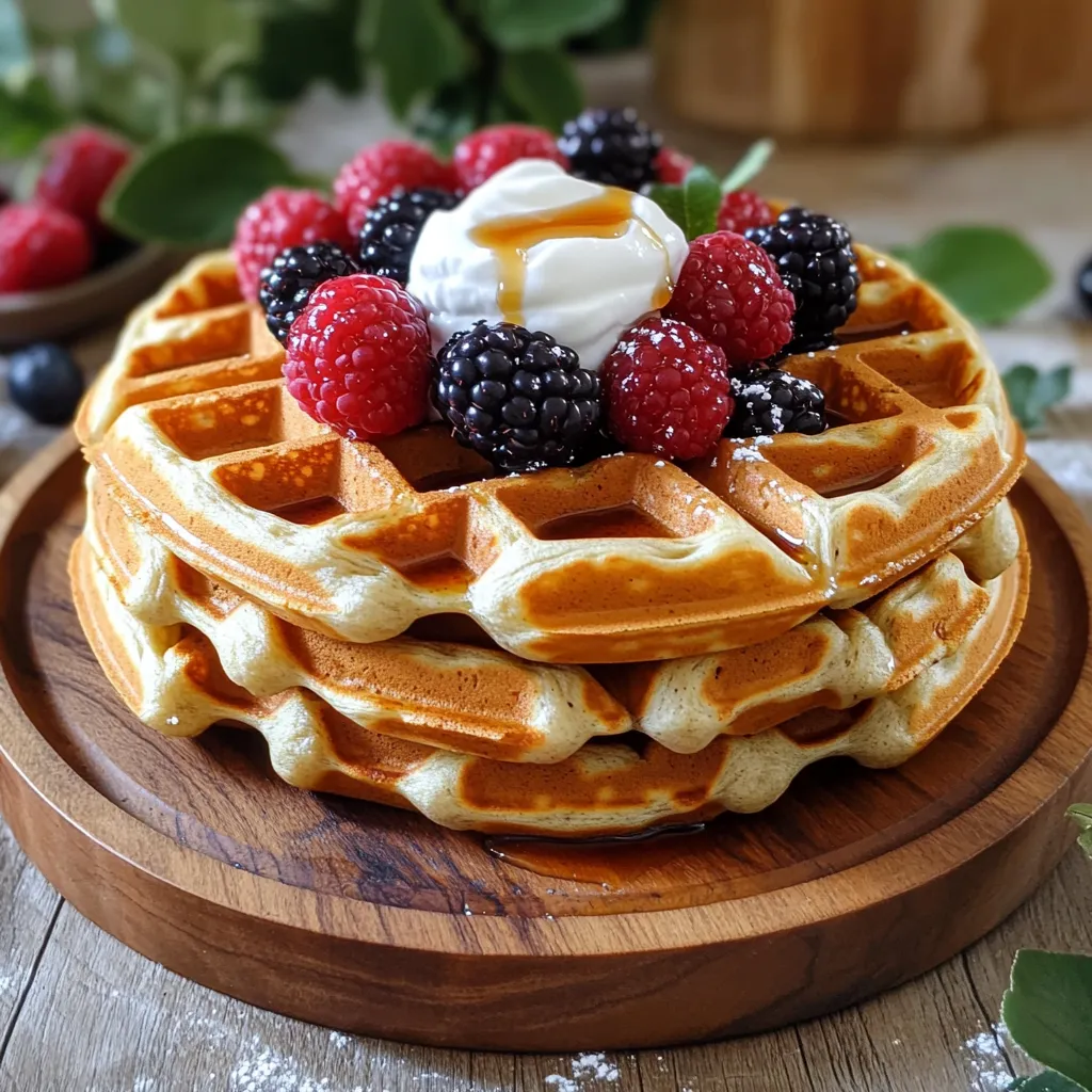 Vanilla Bean Protein Waffles Einfacher und leckerer Genuss