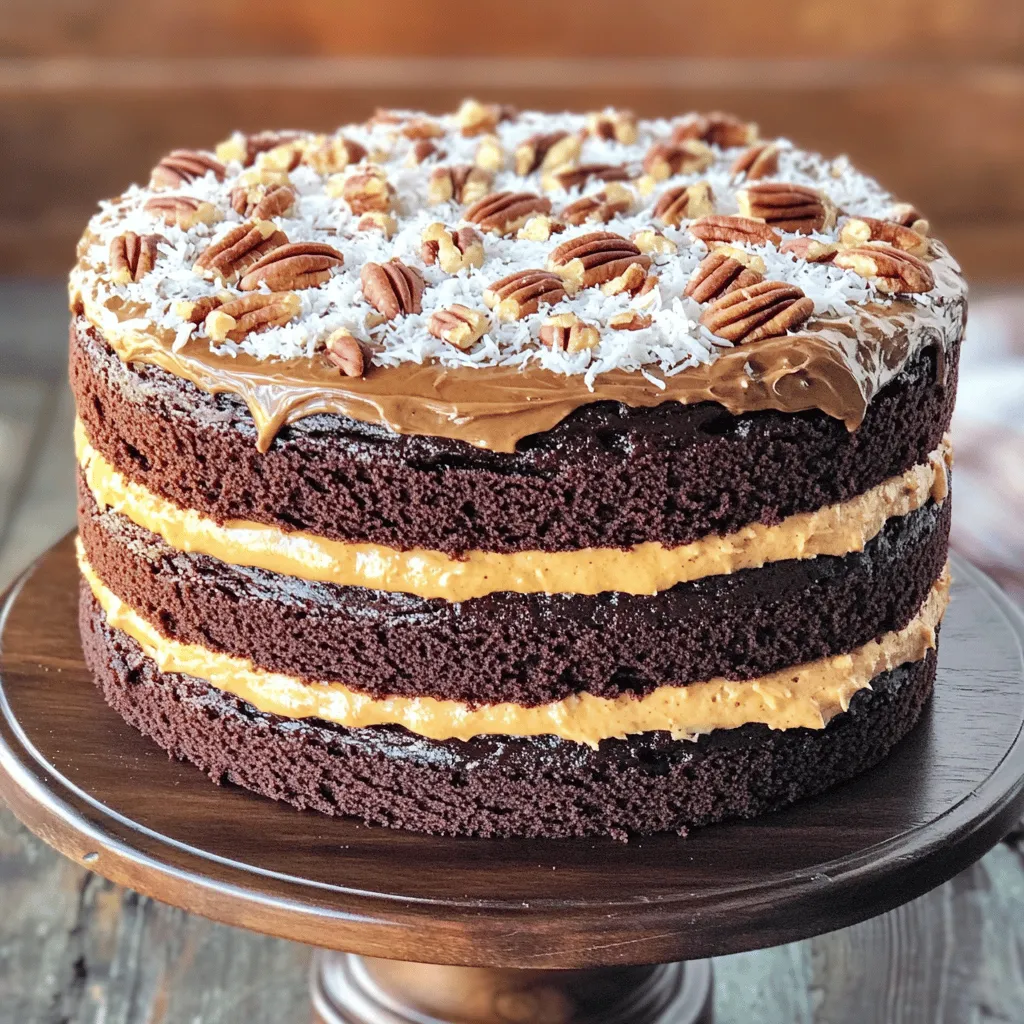 Deutscher Schokoladenkuchen Einfache und leckere Rezeptur