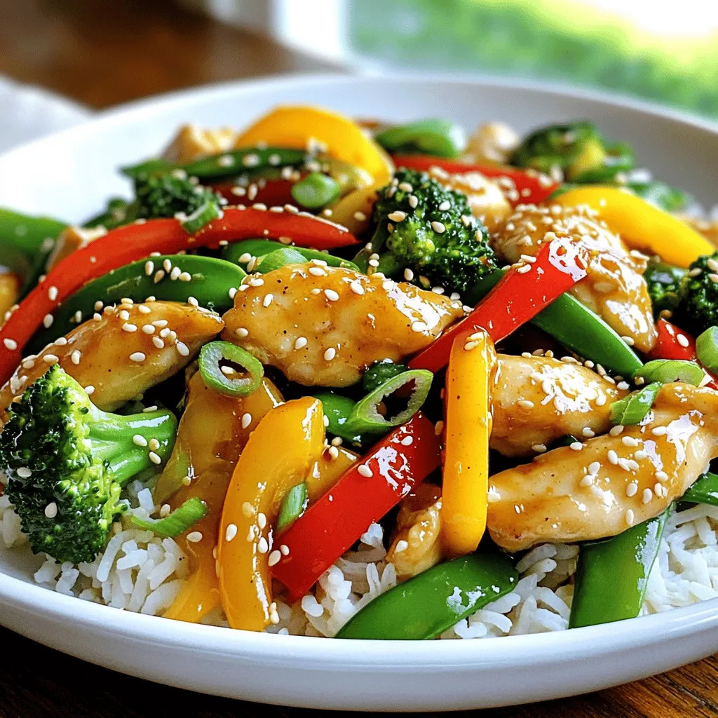 Garlic Sesame Chicken Stir-Fry 15-Minute Genuss