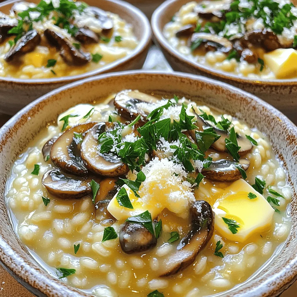 Cremiger Pilzrisotto Einfach und Lecker Zubereiten