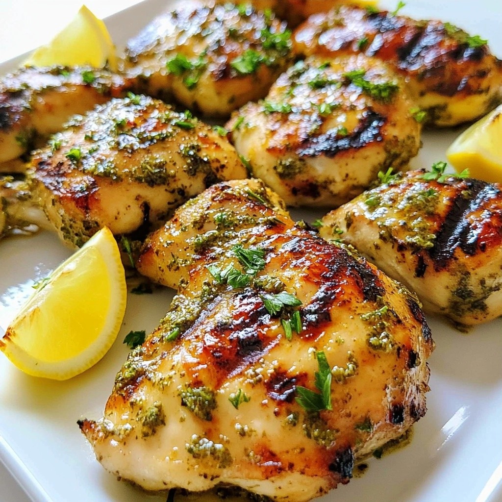 Herb Marinated Grilled Chicken with Lemon Zest Rezept
