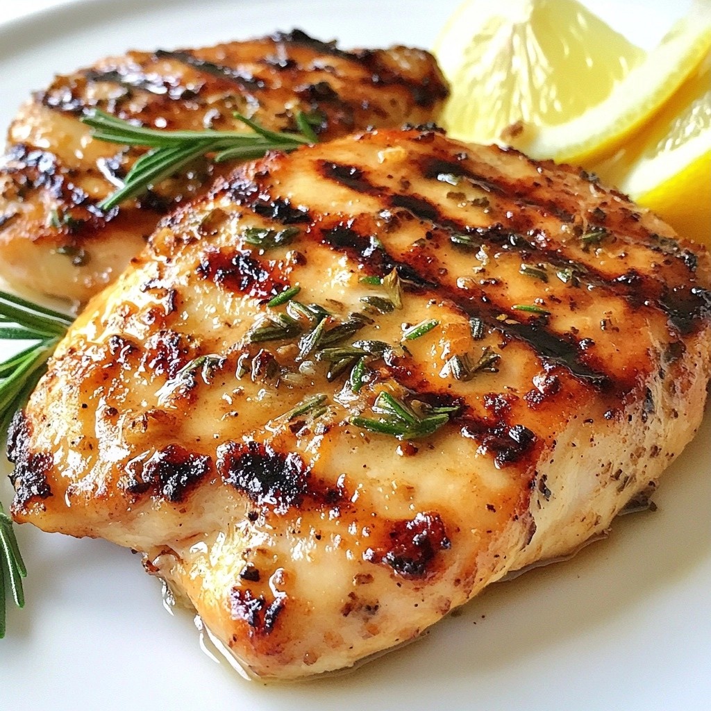 BBQ Grilled Chicken with Garlic Herb Marinade Rezept
