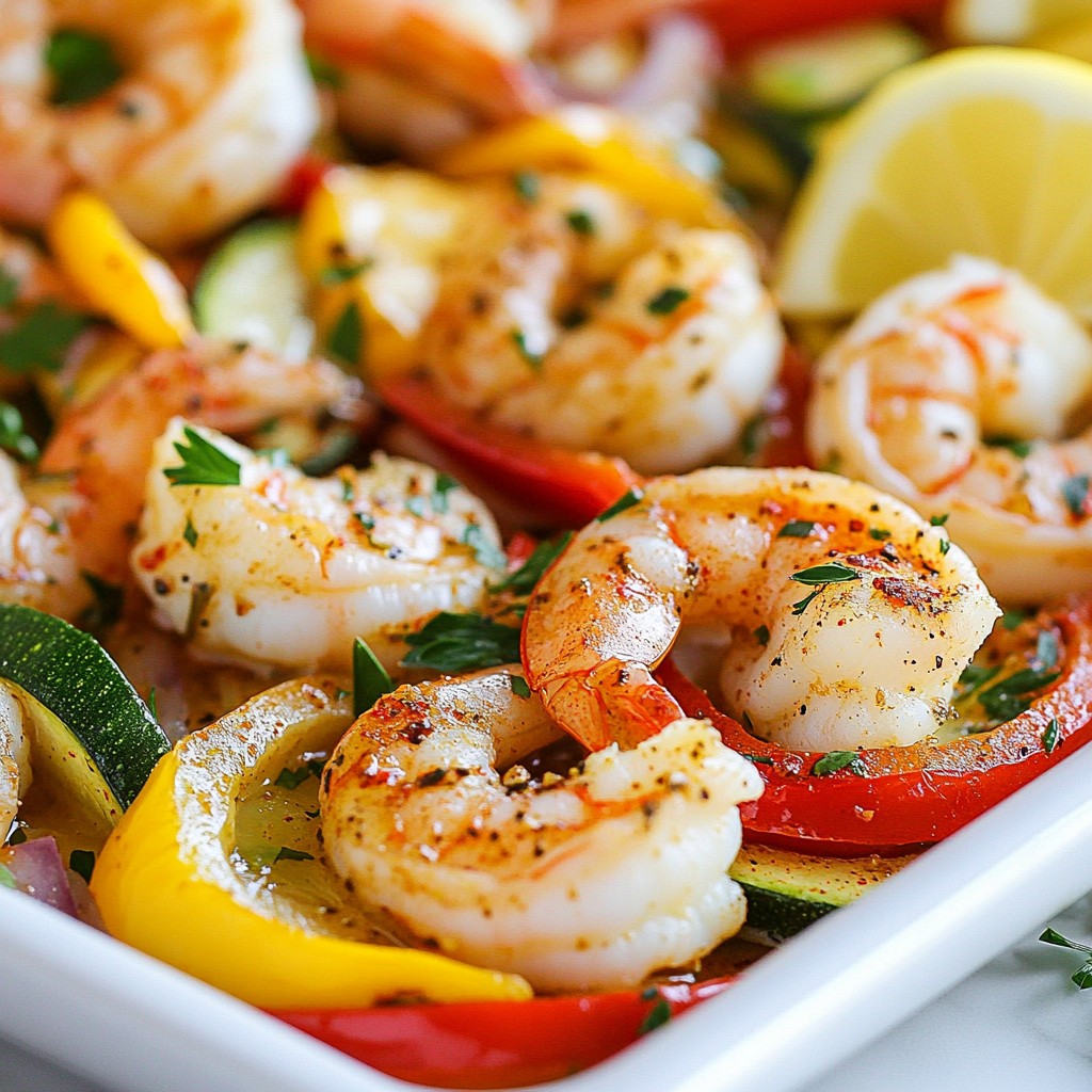 Cajun Shrimp Sheet Pan Dinner Einfach und Lecker