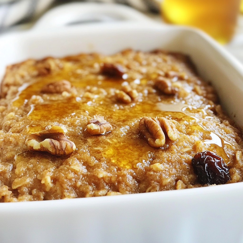 Maple Brown Sugar Oatmeal Bake Köstlicher Genuss