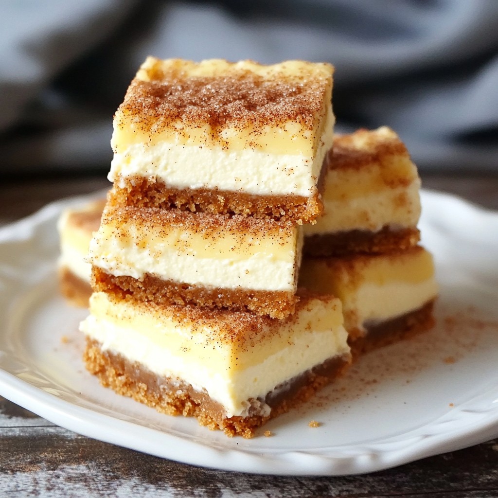 Snickerdoodle Cheesecake Bars einfach und lecker