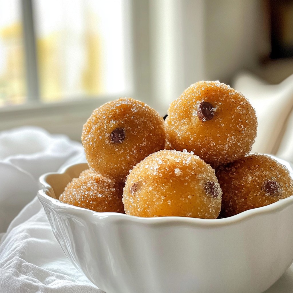 Churro Cookie Dough Bites Einfache und leckere Snacks