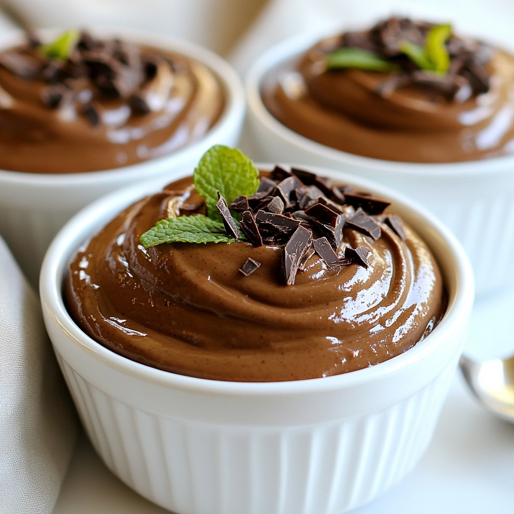 Avocado Chocolate Mousse cremiger Genuss für jeden