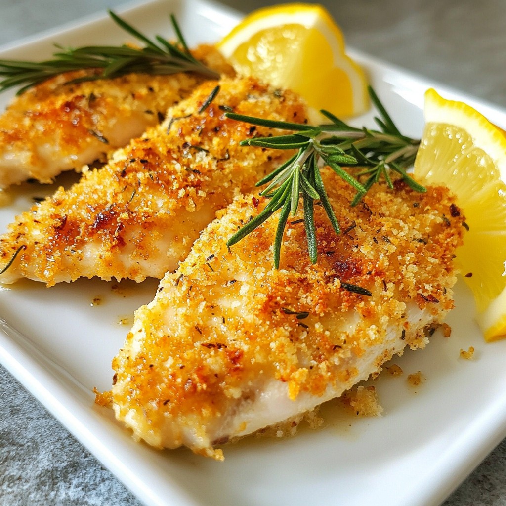 Crispy Baked Chicken Breast with Rosemary Rezept