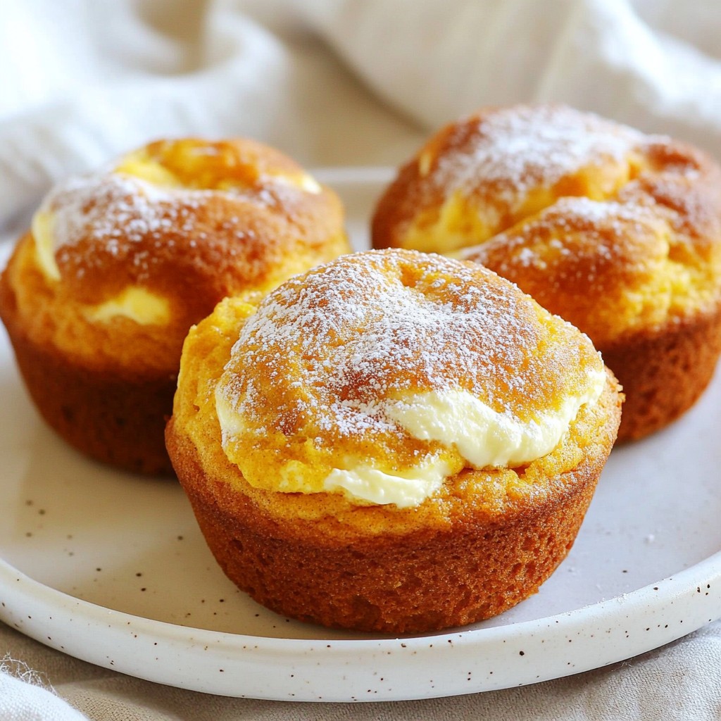 Kürbis-Frischkäse-Muffins Einfaches Rezept für Genuss