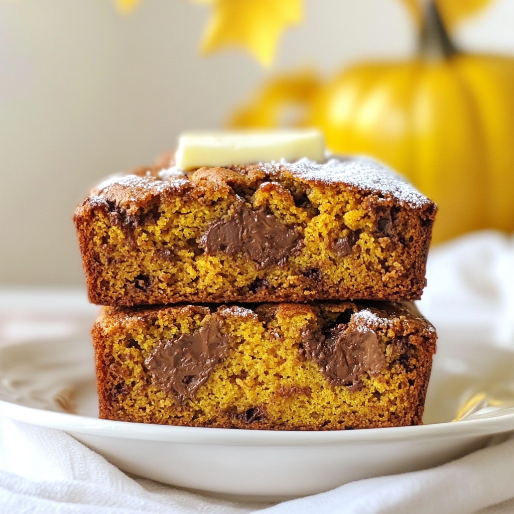 Schokoladenstückchen Kürbisbrot Lecker und Einfach