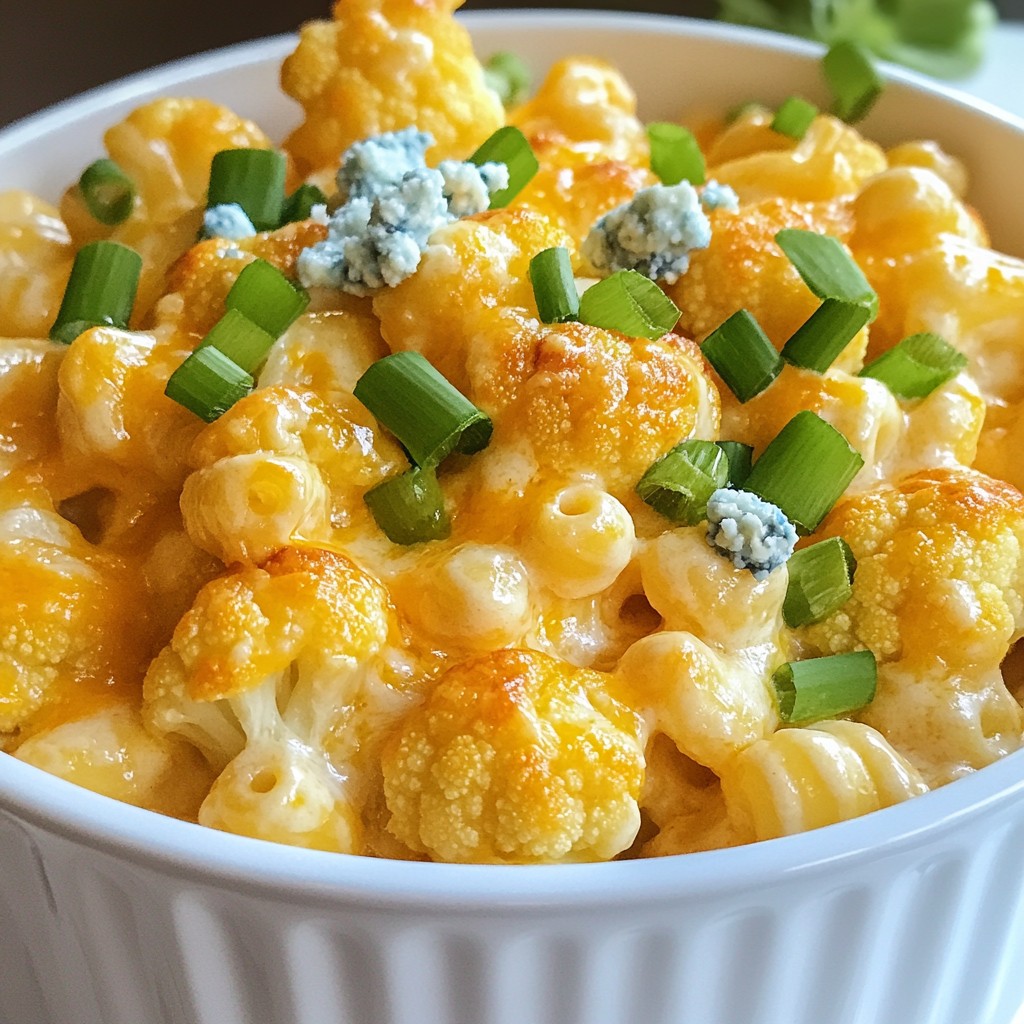 Buffalo Cauliflower Mac and Cheese Köstlicher Genuss