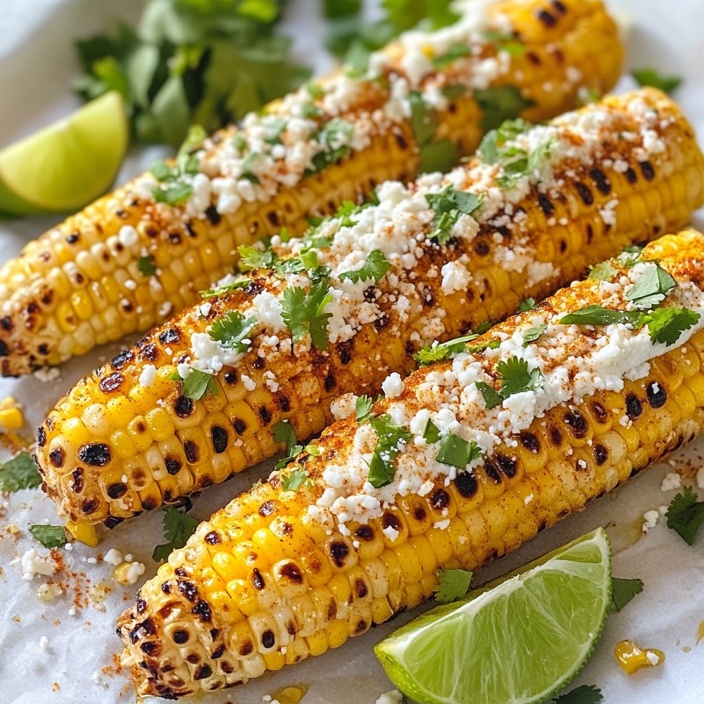 Chili Lime Grilled Corn Einfache und leckere Rezeptur