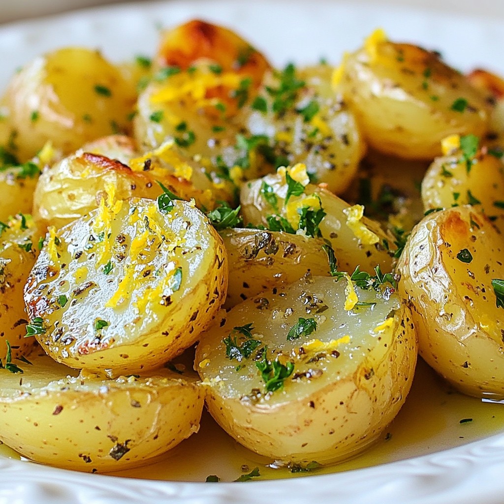 Griechische Zitronen-Kartoffeln Perfektes Rezept