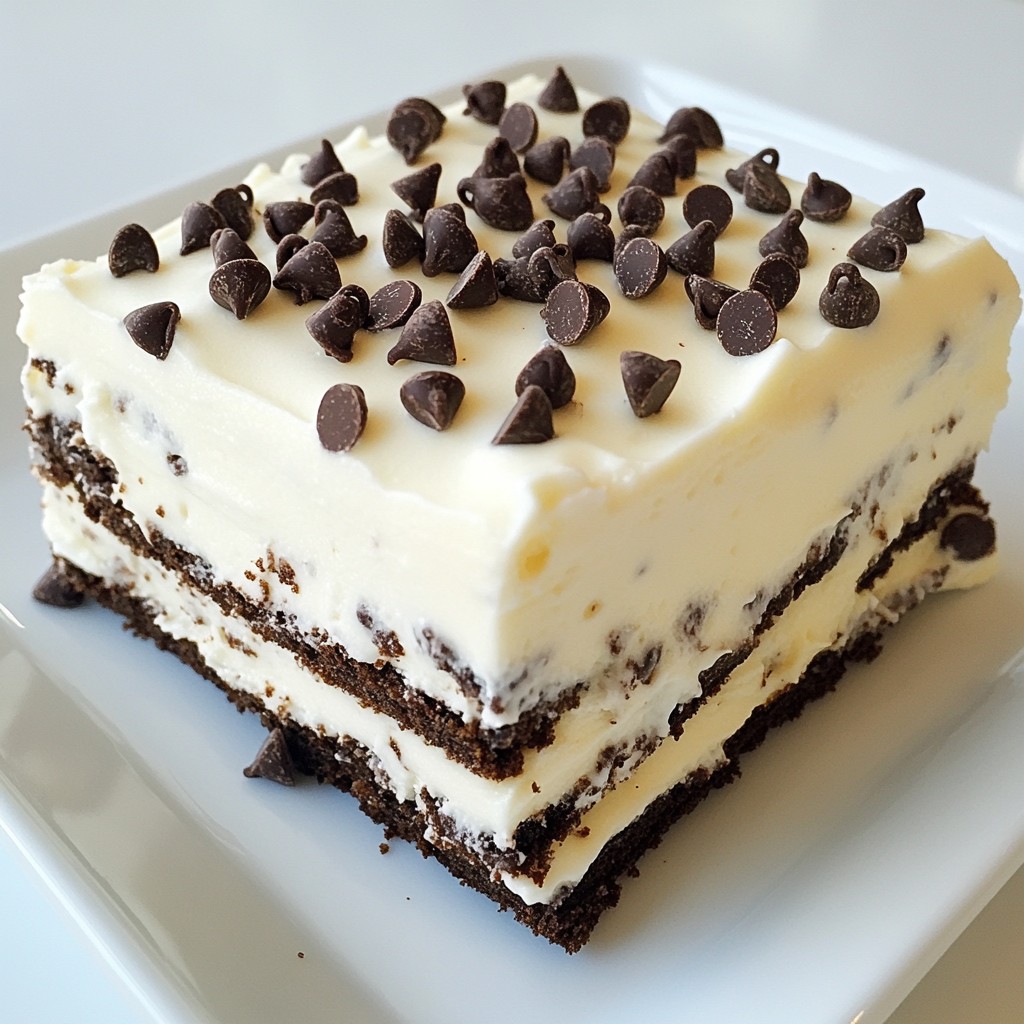 Cookies and Cream Icebox Cake Einfaches Rezept