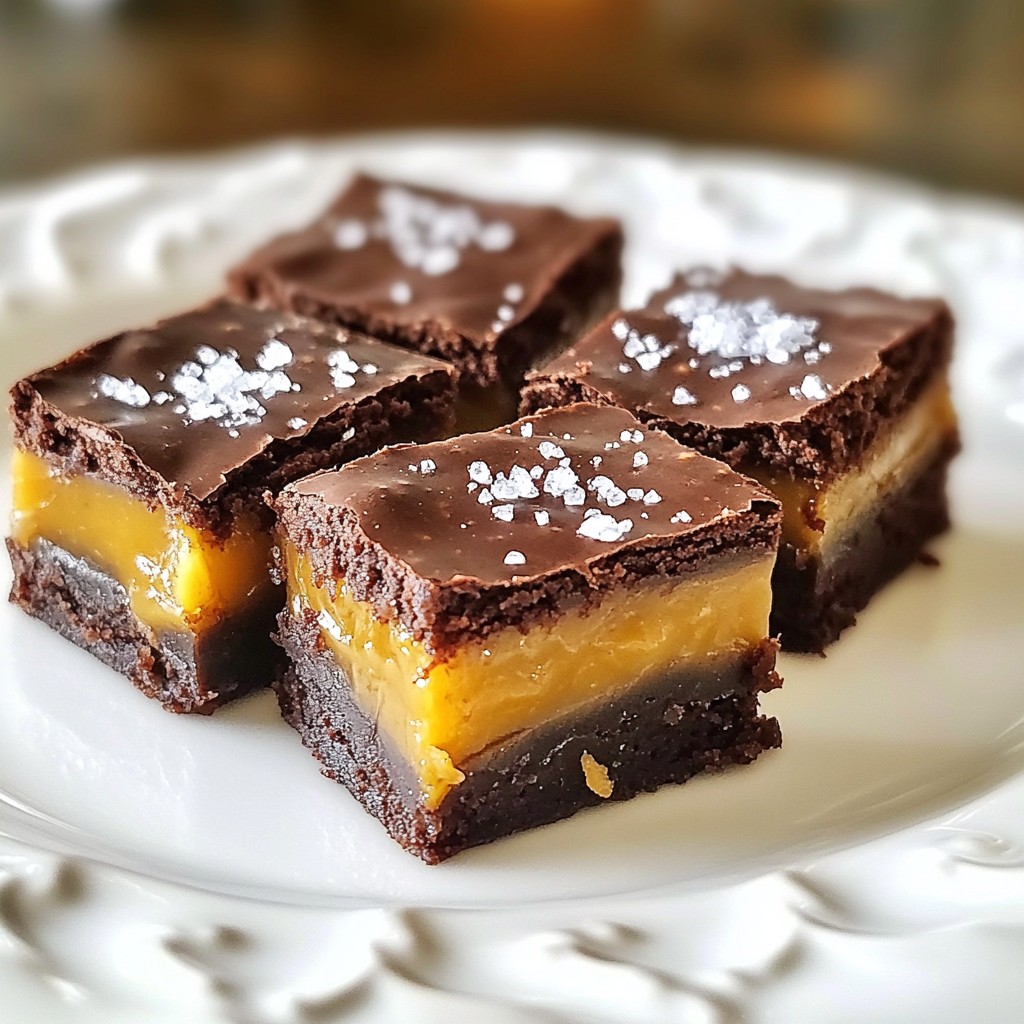 Salted Caramel Brownie Bites Süßes und Einfaches Rezept