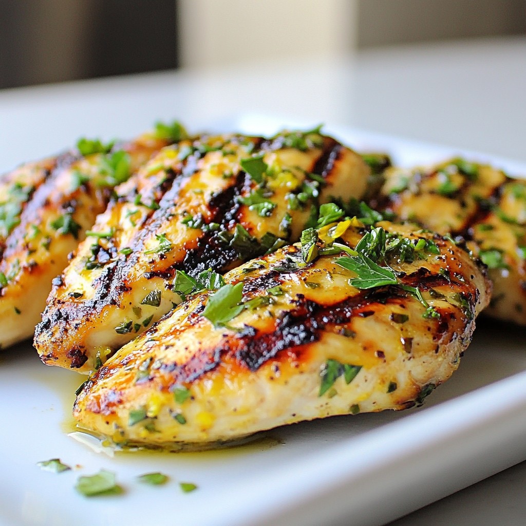 Grill-Hähnchen mit Zitronen-Kräuter-Marinade Rezept