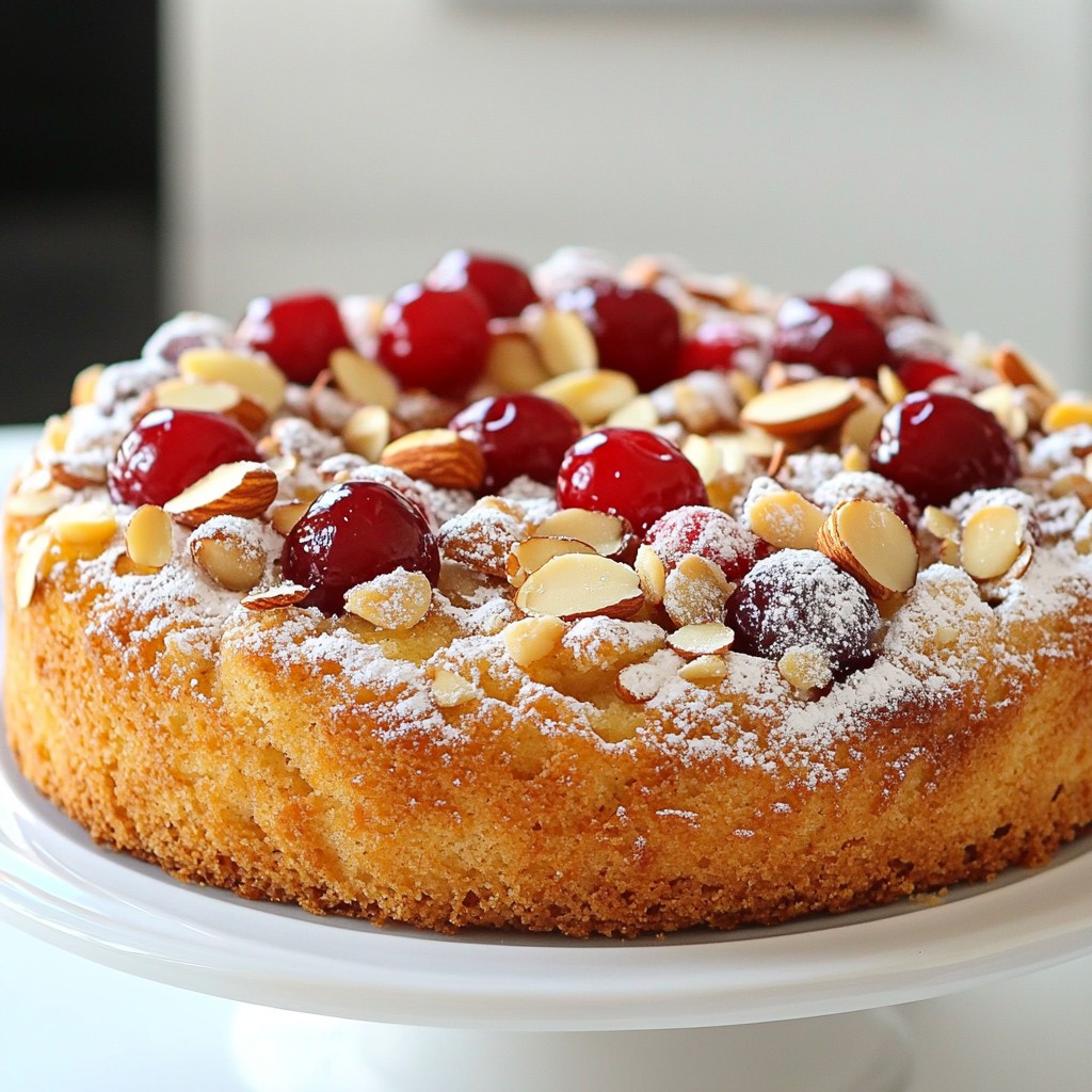 Cherry Almond Coffee Cake leckere Kombination genießen