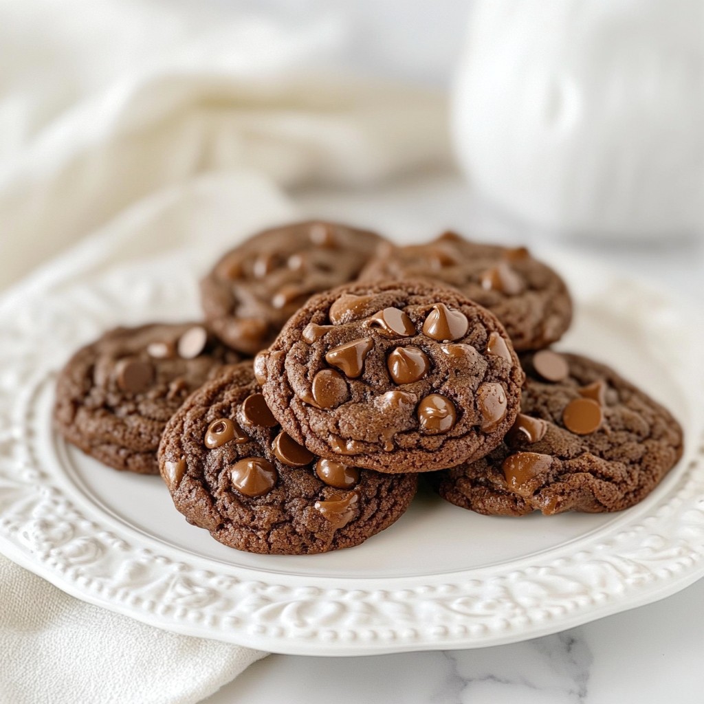 Double Chocolate Espresso Cookies köstlicher Genuss