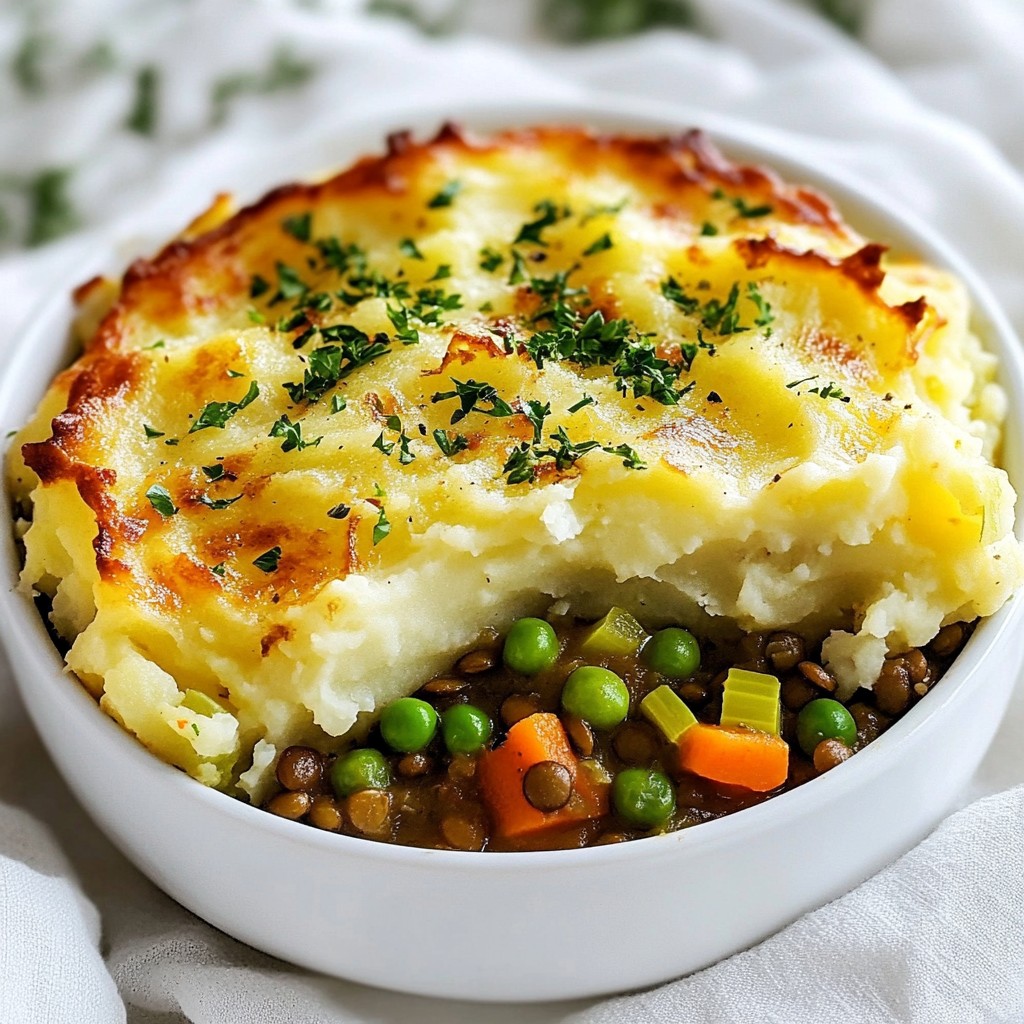 Vegan Lentil Shepherd’s Pie Schmackhafte Mahlzeit
