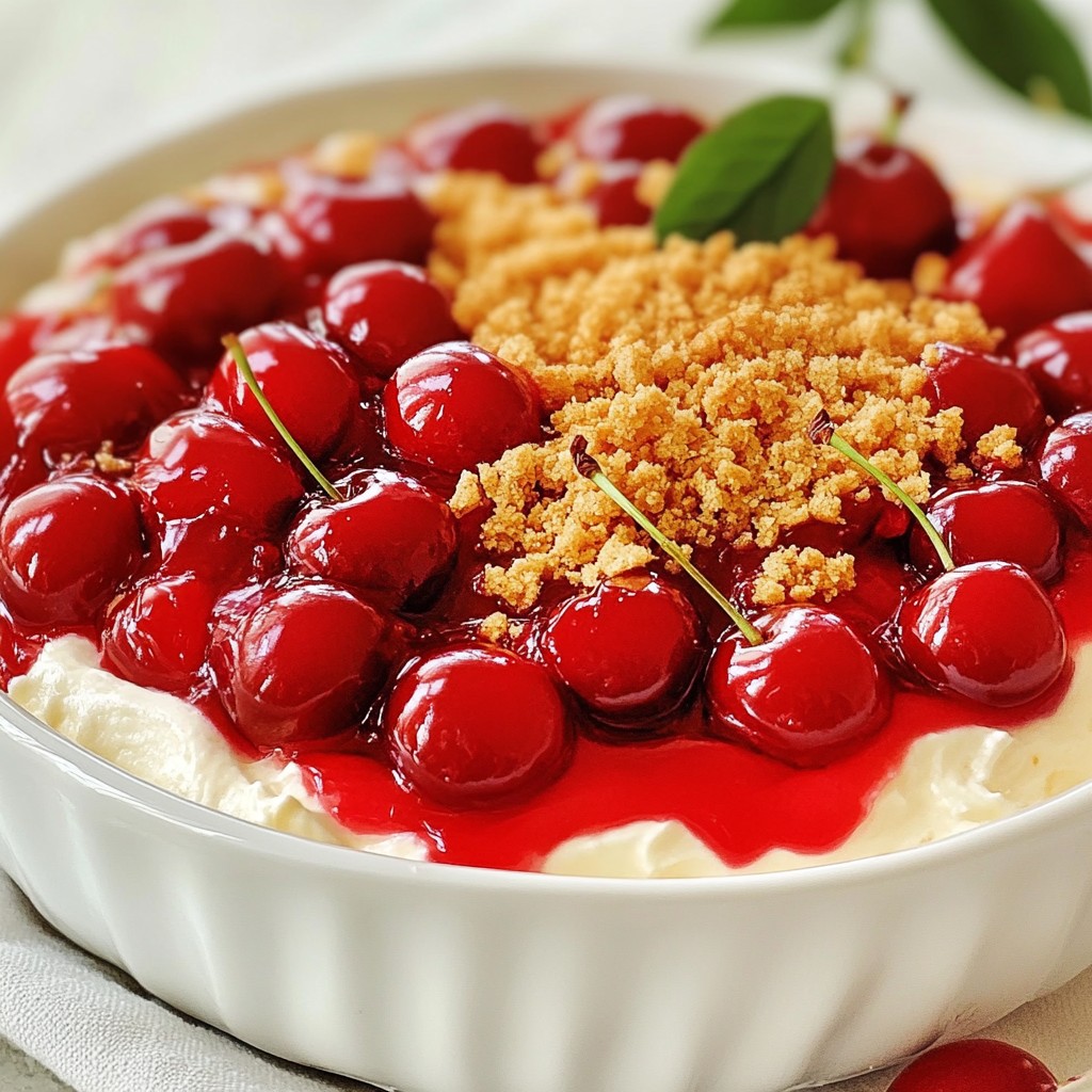 Kirschen-Cheesecake-Dip Verführerisch und Einfach Rezept