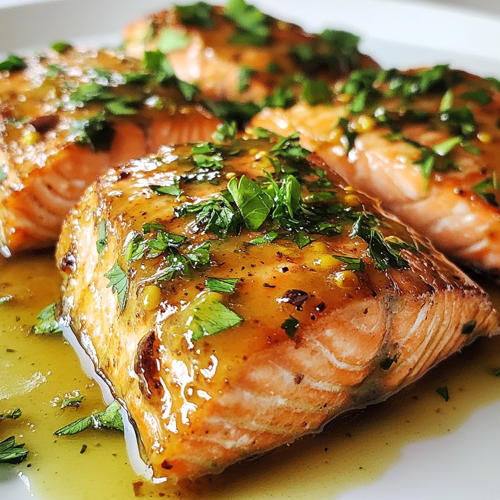 Honig-Senf-Glasiertes Lachsgericht Einfach Nachkochen
