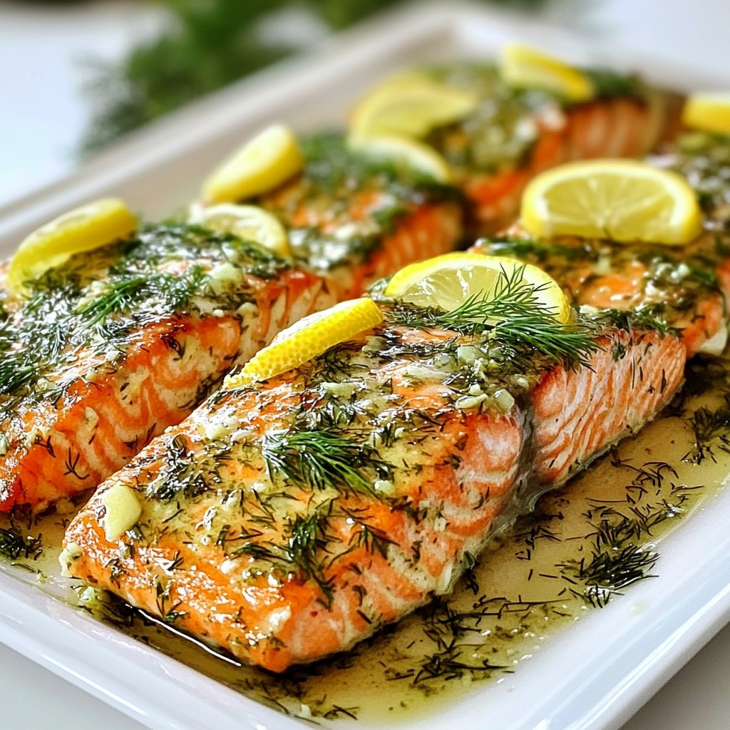 Knoblauchbutter Kräuter-Lachs Einfaches und Leckeres Rezept