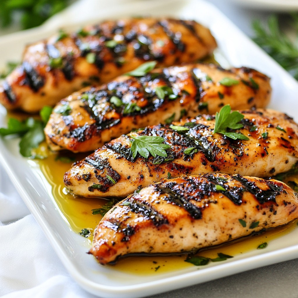 Smoky Grilled Chicken with Fresh Herb Marinade Rezept